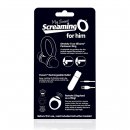 Sexshop - The Screaming O Charged Remote Control Bullet and Ring for Him  Czarny - Pierścień erekcyjny do stymulacji krocza, z pilotem - online