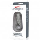 Sexshop - The Screaming O Charged Oyeah Plus Ring  Szary - Pierścień wibrujący na penisa - online
