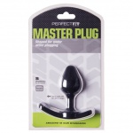 SexShop - Plug analny - Perfect Fit Strap On Butt Plug Small Black czarny - online