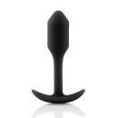 Sexshop - B-Vibe Snug Plug 1 Czarny - Plug analny z obciążnikiem - online