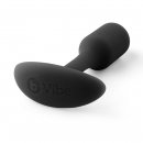 Sexshop - B-Vibe Snug Plug 1 Czarny - Plug analny z obciążnikiem - online