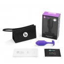 Sexshop - B-Vibe Snug Plug 2 Fioletowy - Plug analny z obciążnikiem - online
