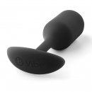 Sexshop - B-Vibe Snug Plug 2 Czarny - Plug analny z obciążnikiem - online