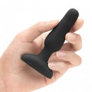 Sexshop - B-Vibe Novice Remote Control Plug  Czarny - Plug analny zdalnie sterowany - online