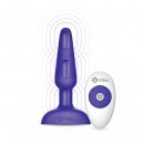 Sexshop - B-Vibe Trio Remote Control Plug  Fioletowy - Plug analny ze zdalnym sterowaniem - online
