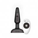 Sexshop - B-Vibe Trio Remote Control Plug  Czarny - Plug analny ze zdalnym sterowaniem - online