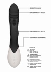 PODGRZEWANY wibrator PRĄŻKI STYMULACJA Ignite  - Ignite - Rechargeable Heating G-Spot Rabbit Vibrator - Black