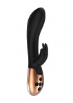 Podgrzewany wibrator stymulacja ŁECHTACZKI Opulent - Heating Rabbit Vibrator - Opulent - Black
