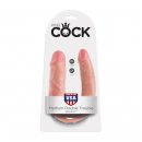 Sexshop - King Cock U-Shaped Double Trouble Medium Flesh Średnie - Podwójne dildo - online