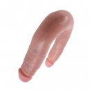 Sexshop - King Cock U-Shaped Double Trouble Small Flesh Małe - Podwójne dildo - online