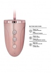 POMPKA do sutków i łechtaczki ZESTAW rozmiar L - Automatic Rechargeable Clitoral & Nipple Pump Set - L - Pink