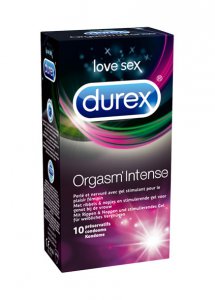 Sexshop - Durex Intense Orgasmic Condoms 10 szt  - Prezerwatywy ze środkiem stymulującym - online