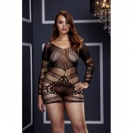 SexShop - Prześliczna koszulka sukienka z długim rękawem - Baci Longsleeve Lace Mini Dress   - online