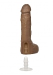 REALISTYCZNE 10-CALOWE DIDLO Z WYTRYSKIEM 0735-02-BX - Squirting Realistic Cock - 1 oz. Nut Butter - Brown