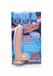 Realistyczne dildo USA Dual Density - USA Cocks Dual Density 10" - Skin