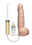 REALISTYCZNY PENIS Z POMPKĄ DO WYTRYSKU 3401-05-BX - Piss Off - Vanilla