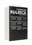 Realrock Dildo 8" przyssawka realistyczne - Realistic Cock - 8" - Black
