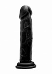 Realrock Dildo 8" przyssawka realistyczne - Realistic Cock - 8" - Black