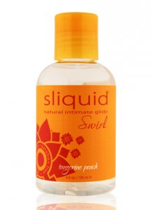 Sexshop - Sliquid Naturals Swirl Lubricant 125 ml Mandarynka i Brzoskwinia - Smakowy środek nawilżający - online