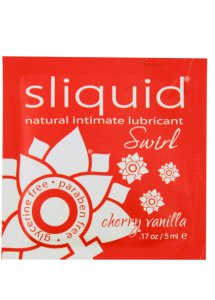 Sexshop - Sliquid Naturals Swirl Lubricant 5 ml Czereśnia i Wanilia SASZETKA - Smakowy środek nawilżający - online