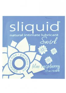 Sexshop - Sliquid Naturals Swirl Lubricant 5 ml Niebieska Malina SASZETKA - Smakowy środek nawilżający - online