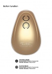 SSĄCY MASAŻER łechtaczki WIBRUJĄCY - Hands - free Suction & Vibration Toy - Gold