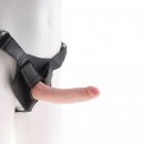 Sexshop - King Cock Strap-On Harness with 7 Inch Cock Flesh  - Strap on z dildo - 18 cm - online