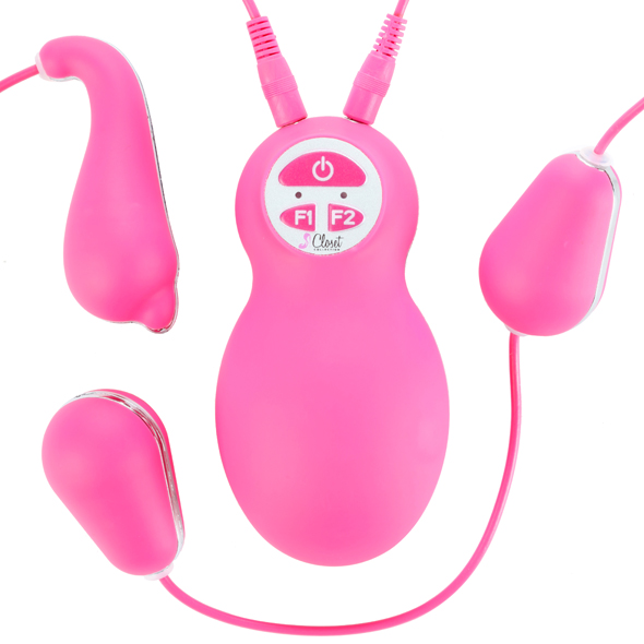 SexShop - Stymulator i wibrujące jajeczka - Closet Collection Valentina Bullet System Pink  - online
