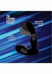 Stymulator prostaty 7X P-Stroke wibracja + odchylanie  - czarny AG149 - 7X P-Stroke Prostate Stimulator w/ Stroking Shaft - Black