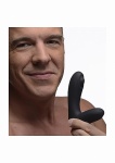 Stymulator prostaty z wypustką pobudzającą punkt P 12X P-PULSE Tapping - Czarny AG266-12X P-PULSE Tapping Prostate Stimulator - Black