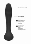 Stymulator punkt G lub prostaty Finesse - G-Spot and Prostate Vibrator - Finesse - Black