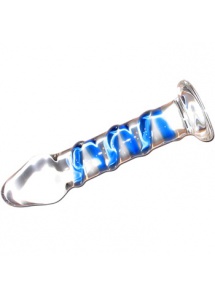 SexShop - Szklane dildo Max Passion - Glass Dildo Blue - online