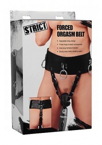 Uprząż do masażera Forced Orgasm - czarna AF381 - Forced Orgasm Wand Holder Belt - Black