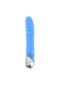 SexShop - Vibe Therapy Zest – Wibrator silikonowy ze skórką  niebieski - online