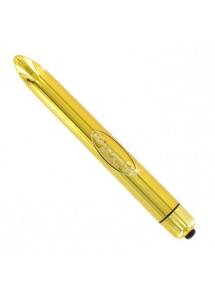 SexShop - Wąski i długi wibrator Rocks Off - RO-150mm Slimline Gold - online