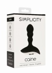 WIBRATOR analny CAINE - CAINE Anal vibrator - Black