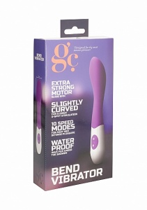 Wibrator do punktu G Silikonowy - Bend Vibrator - Purple