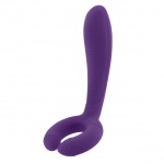 SexShop - Wibrator i masturbator dla par - Rianne S Duo Vibe Deep Purple  - online