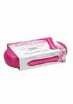 WIBRATOR klasyczny 10 trybów pracy PRĄŻKOWANY - Vibrator - Jewel - Pink