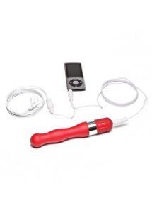 SexShop - Wibrator muzyczny Naughtibod - iPod Vibrator czerwony - online