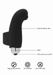 WIBRATOR na palec masażer łechtaczki - BASILE Finger vibrator - Black