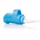 Sexshop - The Screaming O Charged FingO Finger Vibe  Niebieski - Wibrator na palec - online