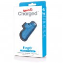 Sexshop - The Screaming O Charged FingO Finger Vibe  Niebieski - Wibrator na palec - online