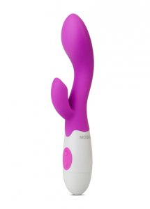 Sexshop - MOQQA Island Rabbit Vibrator Strawberry  - Wibrator ze stymulatorem łechtaczki - online