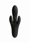 WIBRATOR ZE STYMULATOREM ŁECHTACZKI  CZARNY- 2402-65-BX - Pulse - Ultimate 4 motor Silicone Vibrator - Black