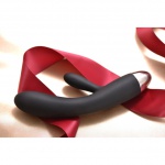 SexShop - Wibrator ze stymulatorem - Svakom Alice Rabbit Vibrator Czarny - online