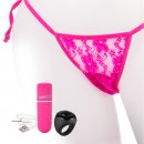 Sexshop - The Screaming O Charged Remote Control Panty Vibe  Różowy - Wibrujące majteczki ze stymulatorem - online
