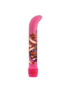 SexShop - Wzorzysty wibrator do punku G Inked G-Vibes Pink - online