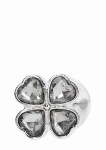 ZATYCZNA ANALNA zdobiona  3.75 Inch - Lucky Diamond Plug - 3.75 Inch - Silver