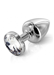 SexShop - Zdobiony plug analny - Diogol Anni Butt Plug Round Stainless Steel 30 mm Okrągły Stalowy - online